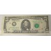 UNITED STATES OF AMERICA 1988 . FIVE 5 DOLLARS BANKNOTE . ERROR . BUTTERFLY FOLD